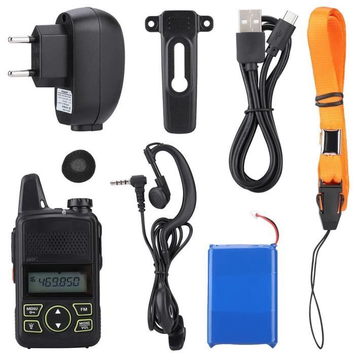Talkie-Walkie Baofeng BF-T1 Pour Enfant UHF FM 400-470 MHz