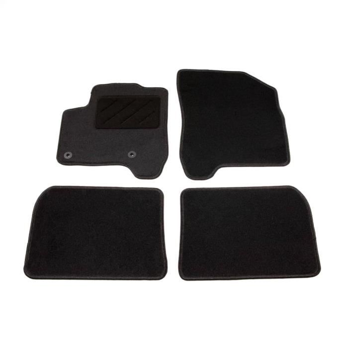Ensemble de tapis de voiture 4 pcs pour Citroen C3 Picasso -JID