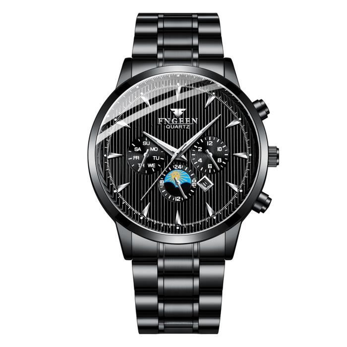 RMEGA Coffret Cadeau Montre Homme, Montre Chic, Montre pour Homme