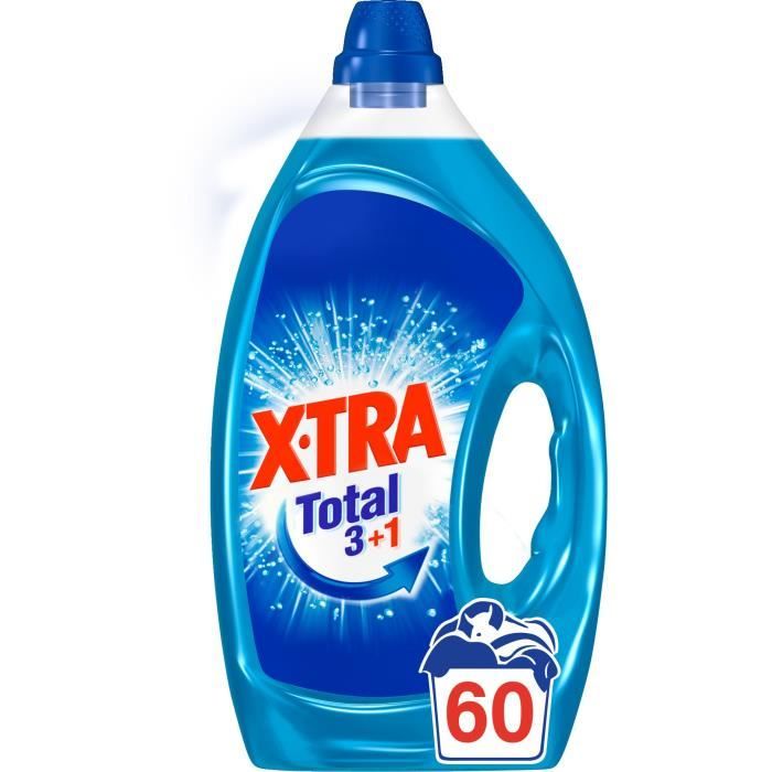 X•TRA TOTAL Lessive - 3 L