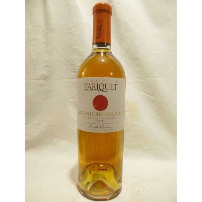 côtes de gascogne domaine du tarriquet dernières grives moelleux 2014 - sud-ouest