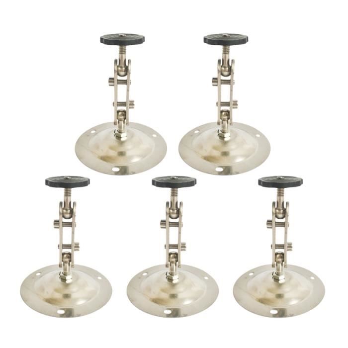 5 pièces supports de moniteur rotatifs support mural de caméra de sécurité de KIT CAMERA DE SURVEILLANCE - PACK VIDEOSURVEILLANCE