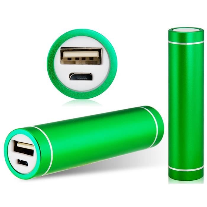 1200mAh Cylindre USB Portable Power Bank mobile...