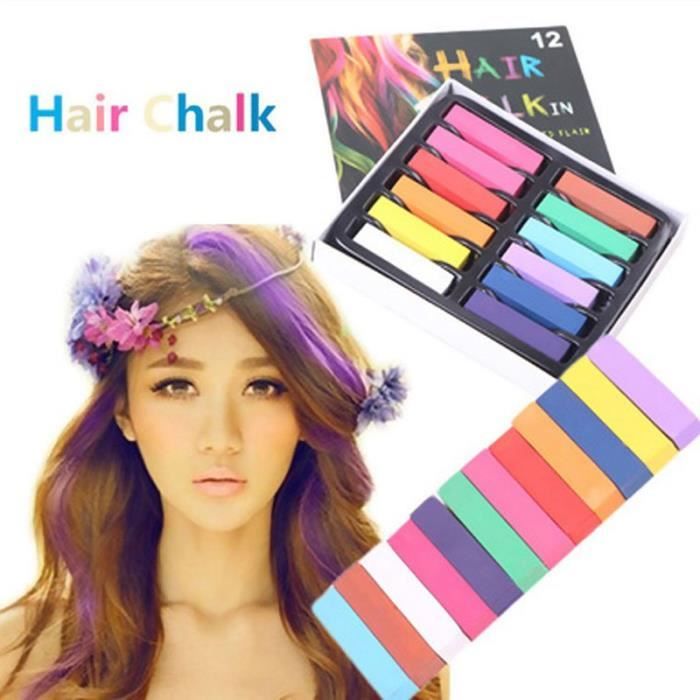 Jetable salon de coiffure craie 12 couleurs Multicolor