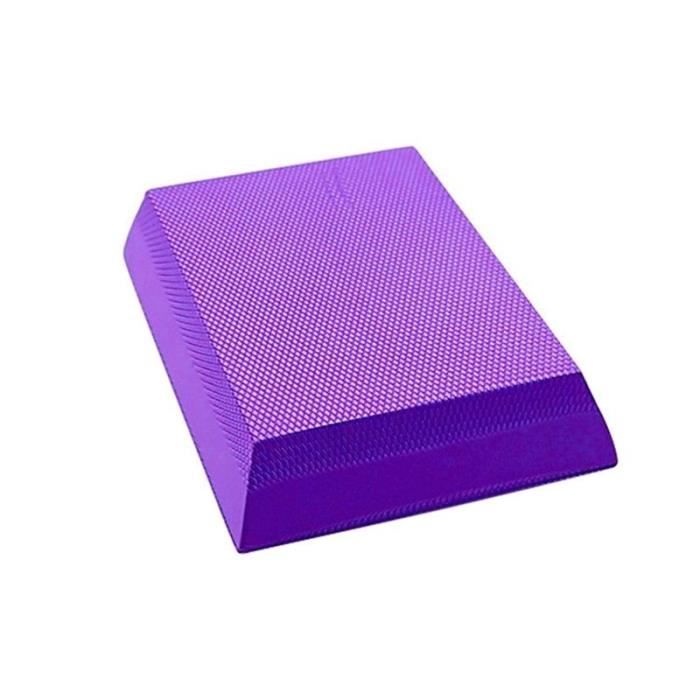 tapis d'équilibre antidérapant, équipement d'entraînement sportif, tapis de yoga, tapis de stabilité, produ Púrpura