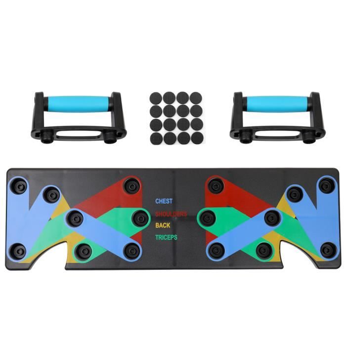 Multifonction Ménage Push Up Rack Board 9 Système Complet Fitness Workout Push-up Stands Body Building Training GYM