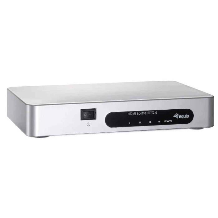 Répartiteur et amplificateur HDMI, 4 ports