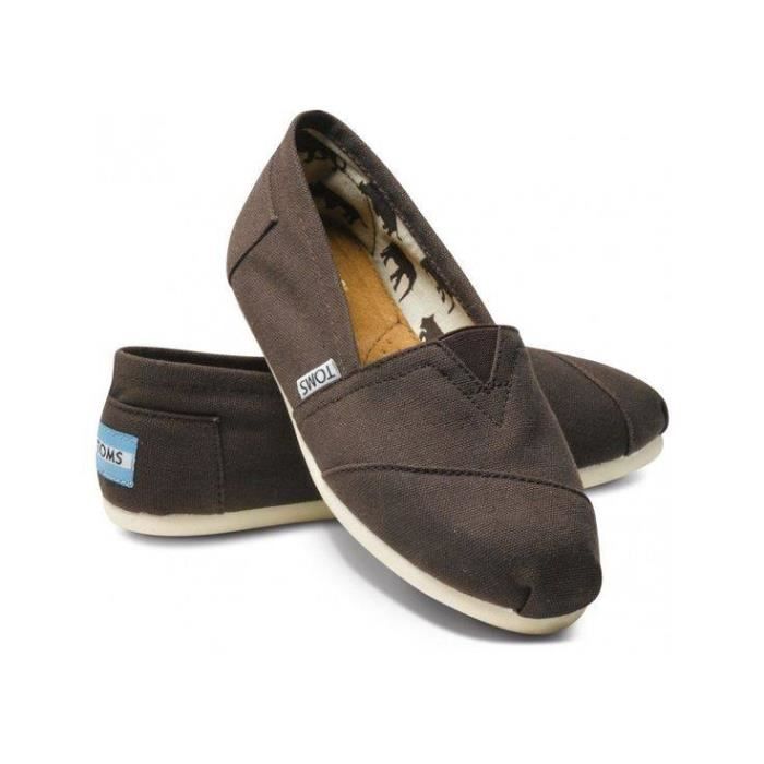 TOMS Classics, Espadrille femme - marron/chocolate brown