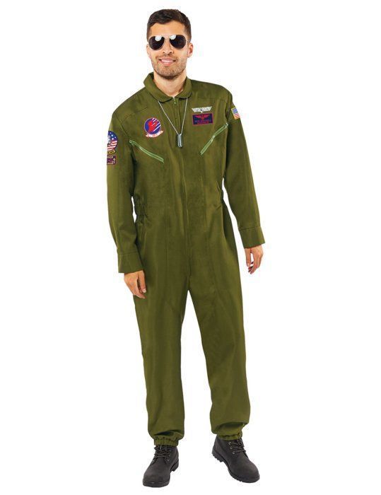 Déguisement combinaison Top Gun homme - L / XL