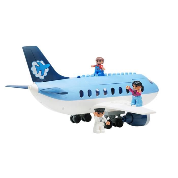 1 pièces avion blocs de construction assemblage éducatif bricolage modèle jouet Puzzle Kit pour enfants en bas JOUET A BASCULE