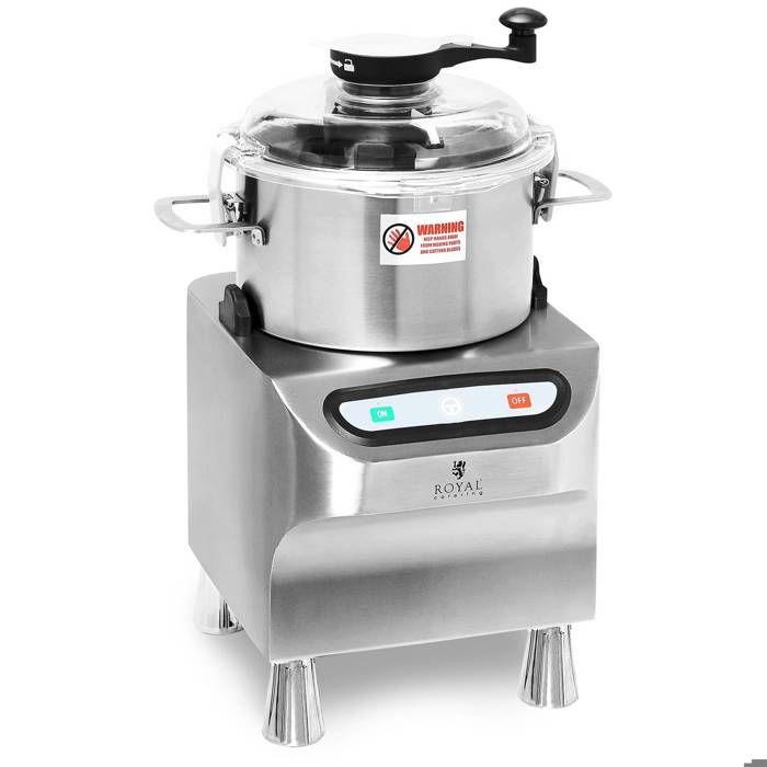Robot Culinaire Cutter De Cuisine Hachoir À Viande De Table Inox Cuve 5L 800W
