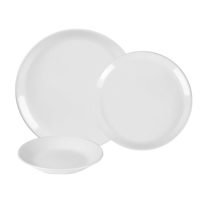 Service d'assiettes itit blanc 18 pièces - Table Passion Multicolore