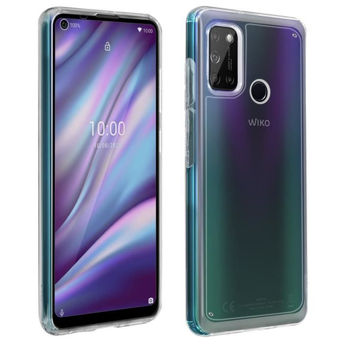 Protection Wiko 5 - 5 Plus Coque Souple Film Verre trempé Original Transparent