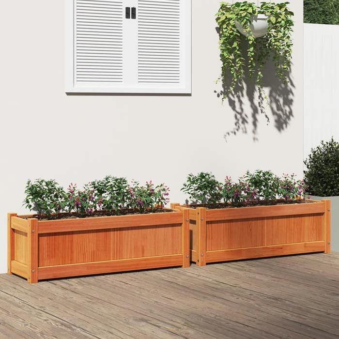vidaXL Jardinière 2 pcs