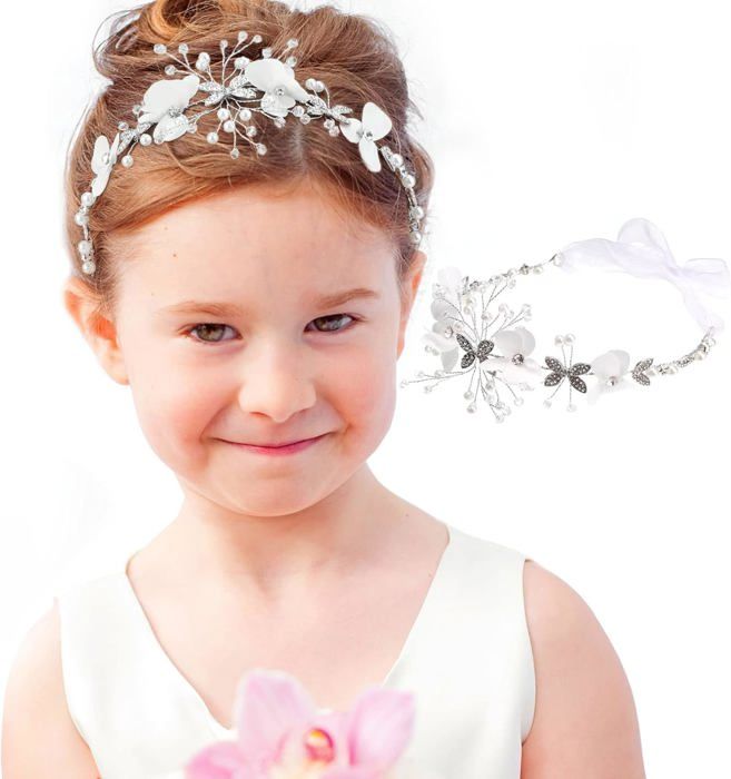 Couronne Fleur Cheveux Mariage Filles Fleur Bandeau Robe de Cheveux de