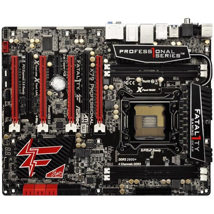 Carte mère ASRock fatal1ty X79 professional Intel X79 LGA 2011 4xDDR3 32GB ATX - Asrock