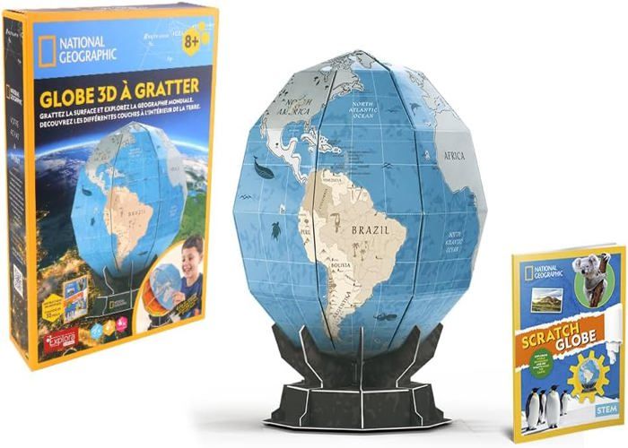 Puzzle 3D T-Rex Explora – 52 Pièces – Licence National Geographic – Montage Sans Colle – Jeu Construction Dinosaure – À Partir De 8 Ans – Cadeau éducatif Et Ludique