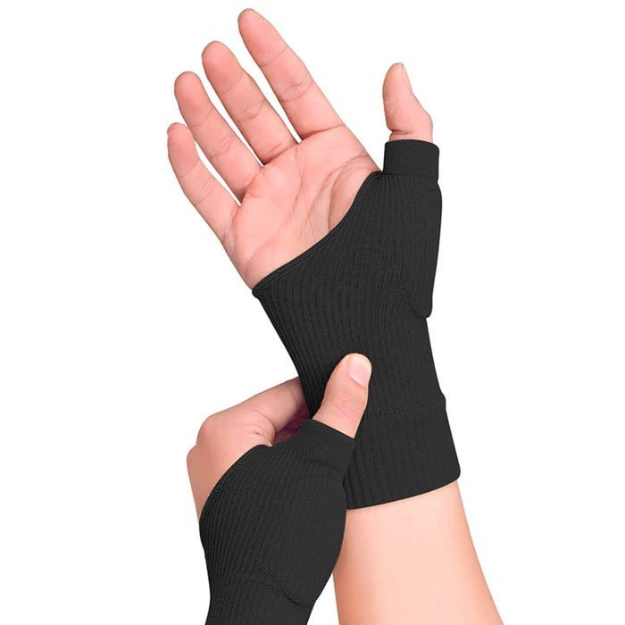 Gants de compression thérapeutique pour larthrite - Respirant - Gant sans doigts avec gel Pour soulager les douleurs de la main