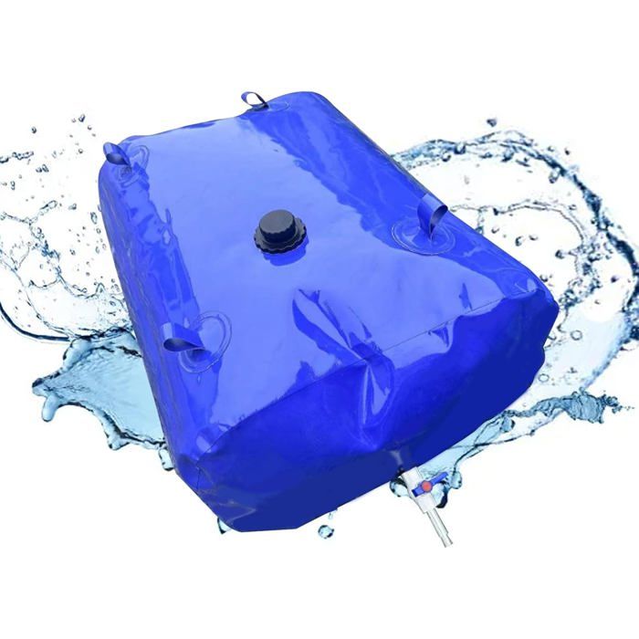Sac à Eau Pliable 9L - Grande Capacité Pour Camping, Rando, Survie