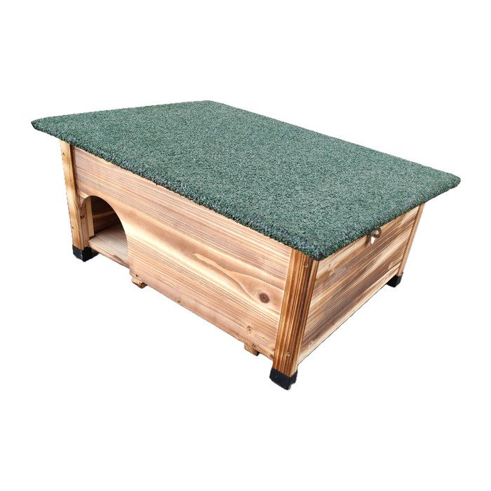 Meilleurs prix pour Relaxdays abri pour hérissons en bois avec fond entrée labyrinthique toit étanche 25 x 57 x 44 cm finition brûlée
