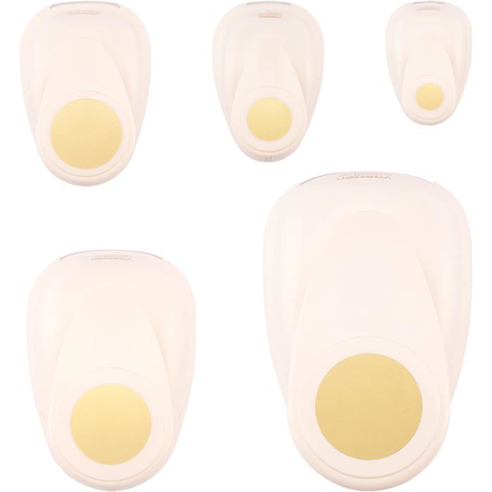 Vaessen Creative Perforatrice Cercle Festonné 4.5 Cm - Outil Scrapbooking & Loisirs Créatifs
