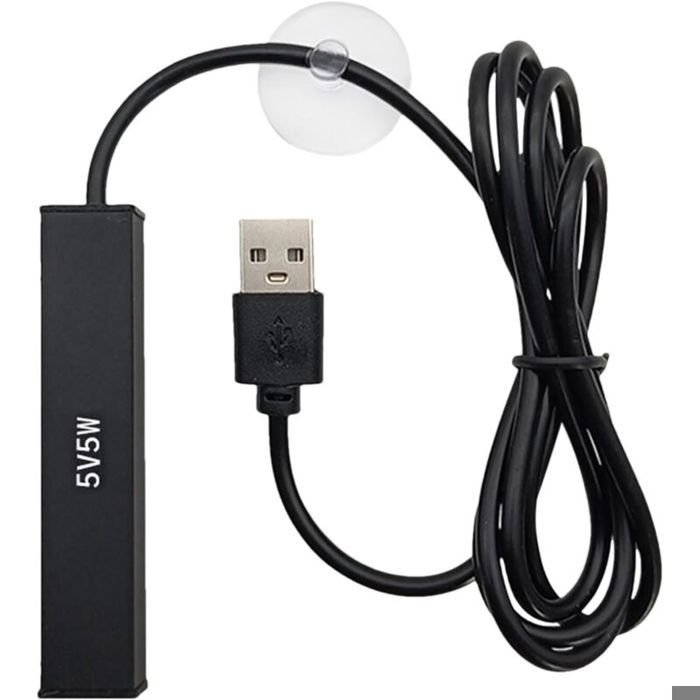 Chauffage daquarium réglable 50W – Contrôle précis température – Pour eau douce/salée – Noir