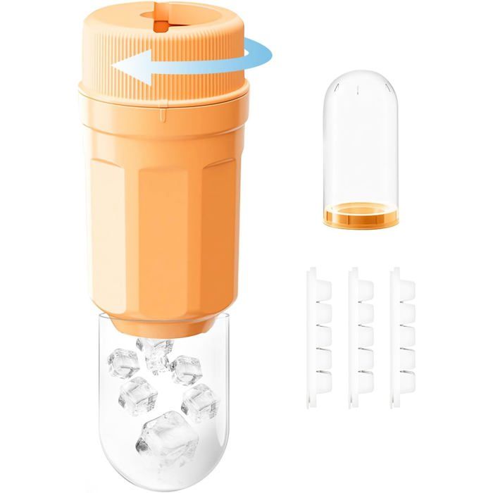 Bac à glaçons - Bac à glaçons avec couvercle- Machine à glaçons réutilisable - Comprend 3 bacs à glaçons empilables avec couvercles