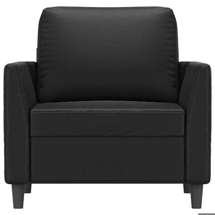 Canapé 1 PLACE - Moderne Fauteuil - pour 1 personne - Noir 60 cm Similicuir C5387