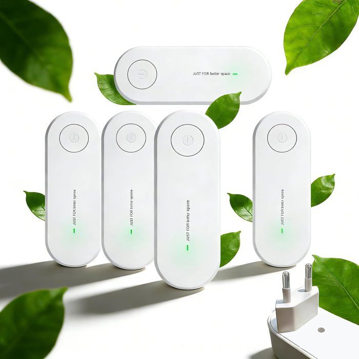 Purificateur air ionique - 1 pièce Ultra-silencieux 2026 - Élimine odeurs particules - Pour cuisine salon chambre Dupcheliry