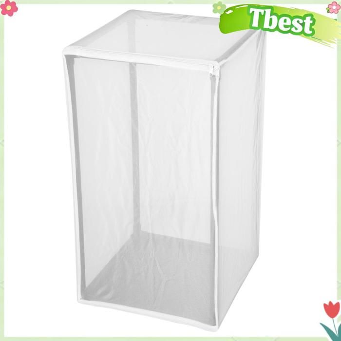 Tbest Cage delevage dinsectes en pour papillons - Serre a accessoire de 42x42x77cm