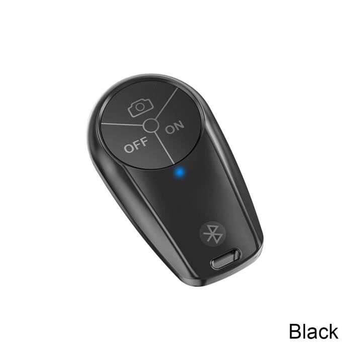 Noir-Mini télécommande universelle, goutte d'eau, compatible