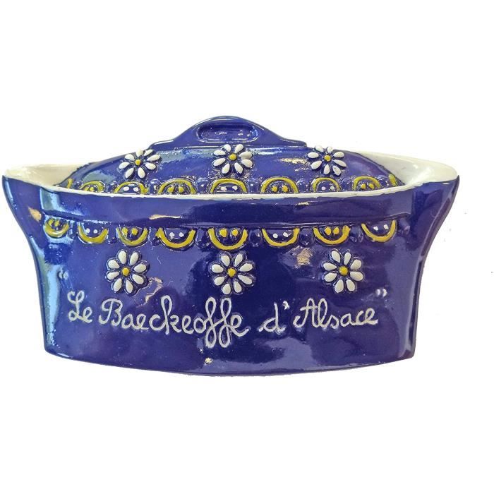 Alsace Terrine Baeckeoffe Alsace (2 Couleurs) Bleu Cdiscount
