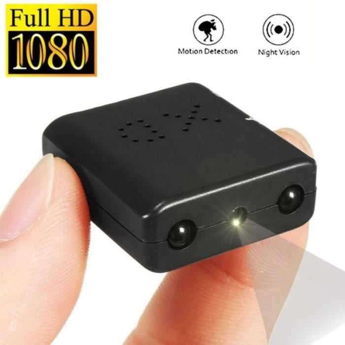 Mini Camera Espion HD 1080P IR Infrarouge - Vision Nocturne - Détection ...