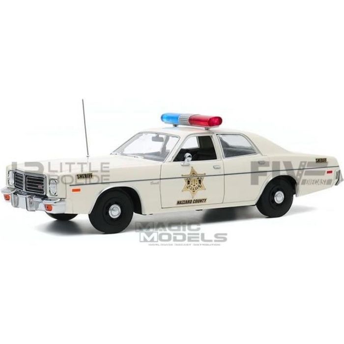 Greenlight Plymouth Fury Christine 1958 – Voiture Miniature Collection Échelle 1:43, Rouge Et Blanc, Métal – Dès 14 Ans