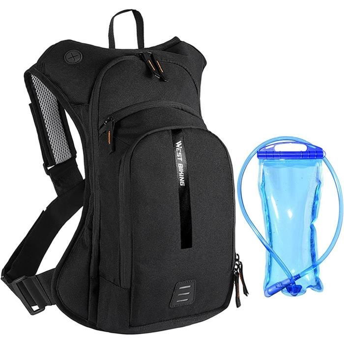 Wuzfully Sac à Dos Cyclisme 25L Léger Imperméable - Noir Unisexe