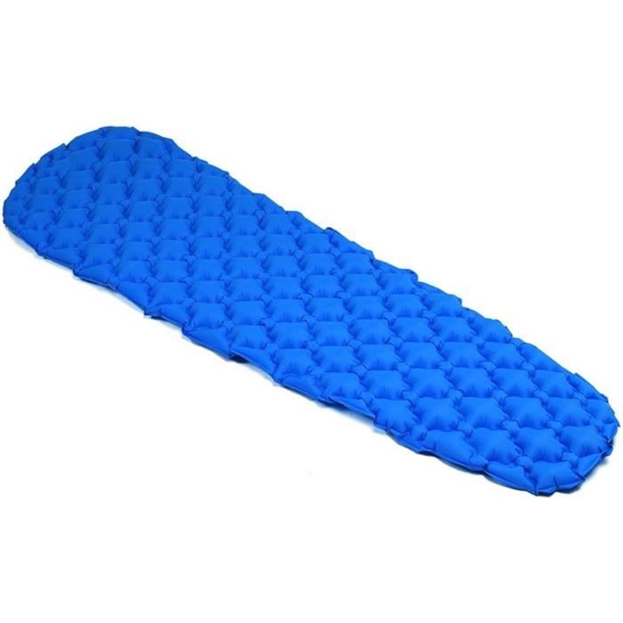 TENQUAN Matelas Gonflable 1 Place - Matelas Camping Bivouac Tapis de Sol Camping Lit de Camp Autogonflant Pliable 1 Personne pour Tente Plage Voiture Randonnée Trekking Backpacking Militaire (Orange