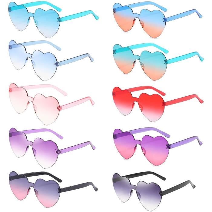 Lunettes LED Clignotantes - 12 Pièces Pour Fête, Discothèque, Cosplay - Modes Flash Lent/rapide/fixe - Néon Fluorescent