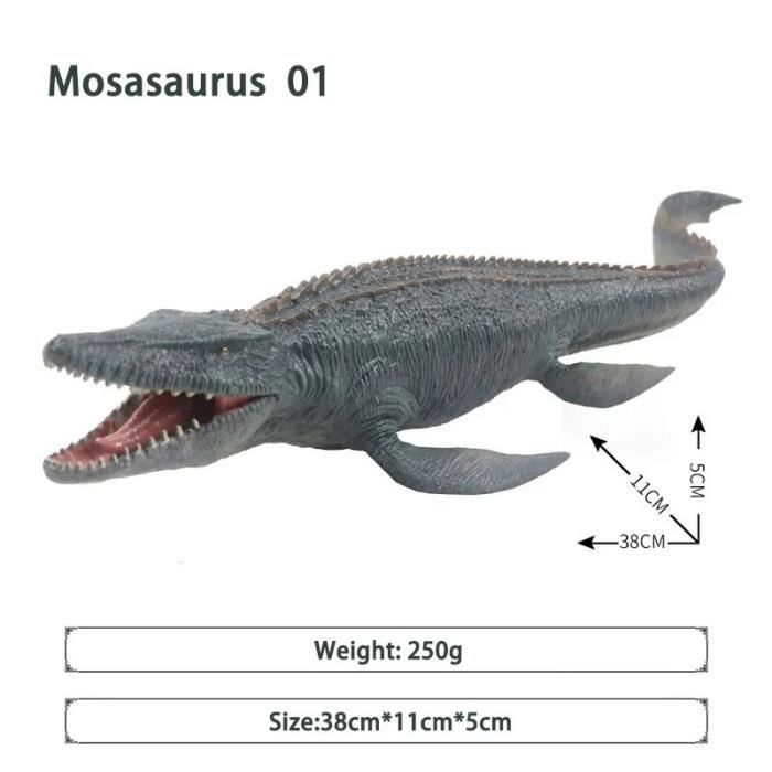 Mosasaure 01 - Grandes Figurines de Dinosaures, Mosasaurus, Megalodon, Requin, Mod?�le R?�aliste 
