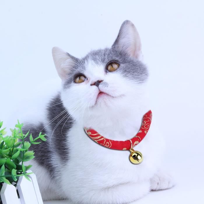 Nouveau Dessin Anime Reglable Cloche Pour Animaux De Compagnie Pendentif Collier Collier Mignon Collier Petit Chat Cdiscount