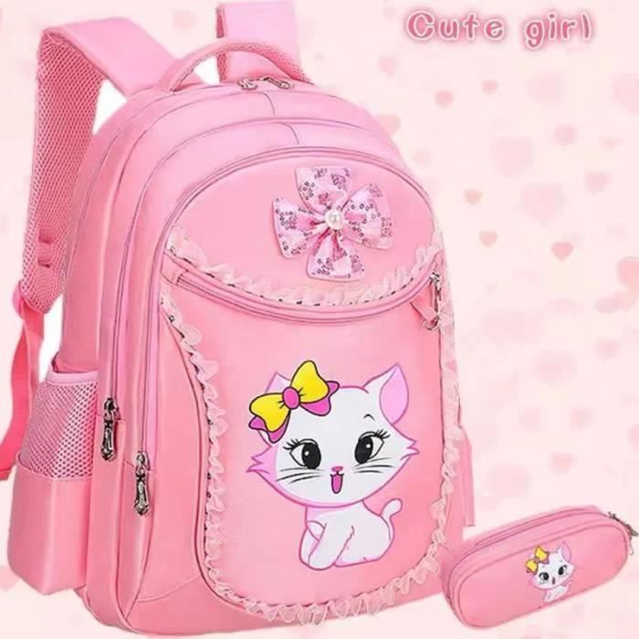 cartable rose fille