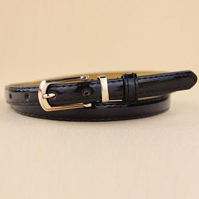 Fashion Cuir V ritable Chic Ceinture Femme Fine Tendance Mode