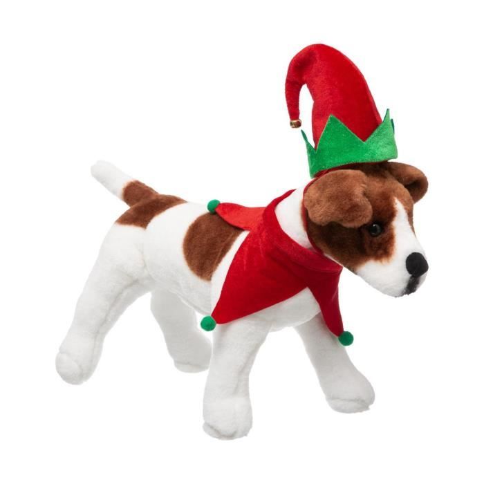 Costume De Noël Pour Chien – Chapeau Et Bandana Festifs Pour Petit Chien | Cadeau Mignon Pour Fêtes Et Photos - 3