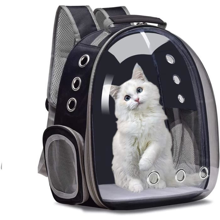 Cage et sac de transport pour chat Monaco pets Sac à dos de transport bulle pour  chat ou petit chien