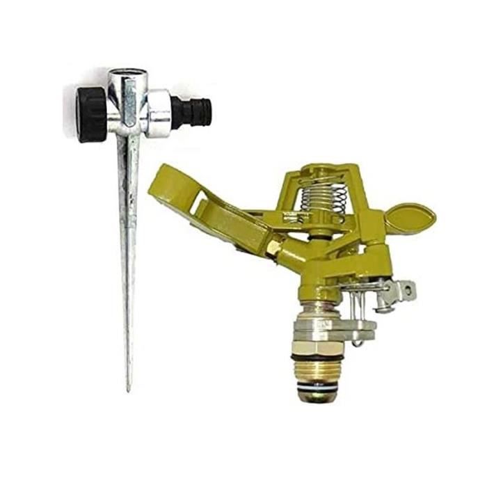 Kit Robinet D'Arrosage Orientable En Laiton - Entrée 15/21 Sortie 20/27