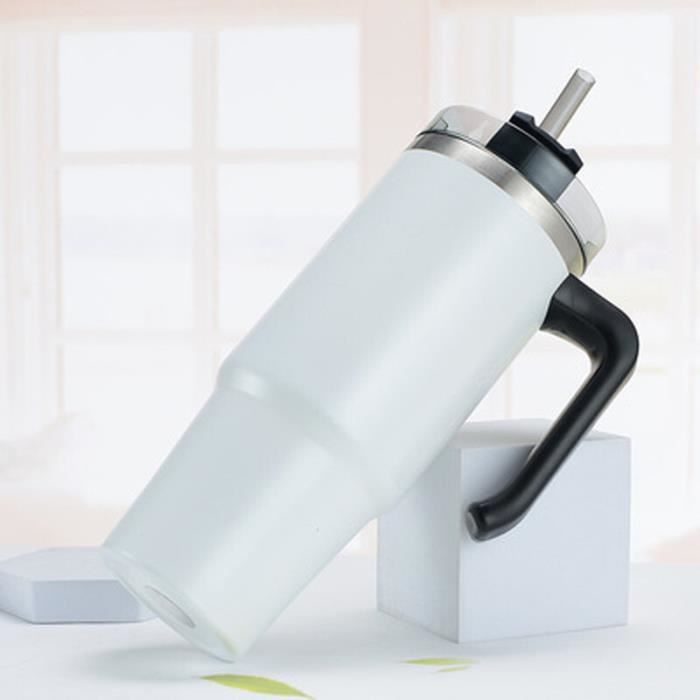 LOFERMA Chope à Bière Inoxydable 500ml - Isolation Sous Vide Double Paroi, Couvercle Hermétique Et Poignée - Idéale Bière Froide, Café Chaud Et Boissons