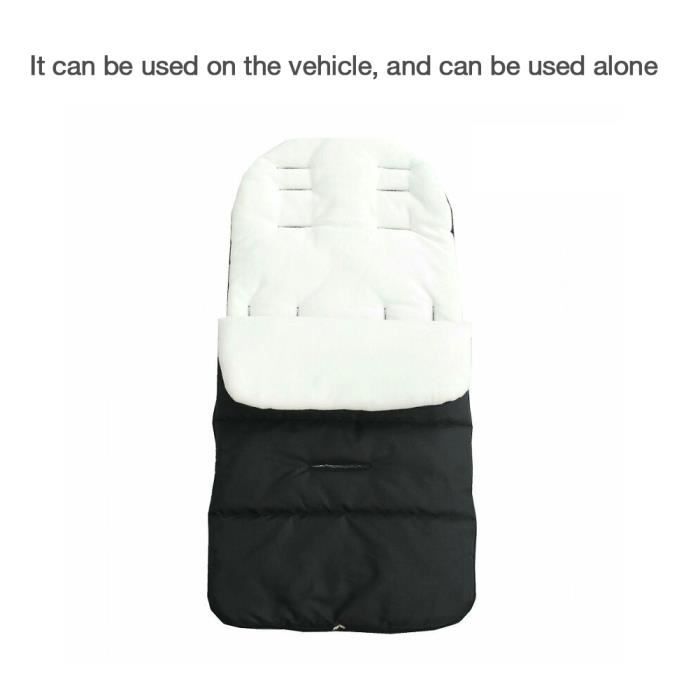 Coussin Siège Auto 2-en-1 Bébé Réversible (velour/maille) - Pour Poussette, Siège Auto, été/hiver
