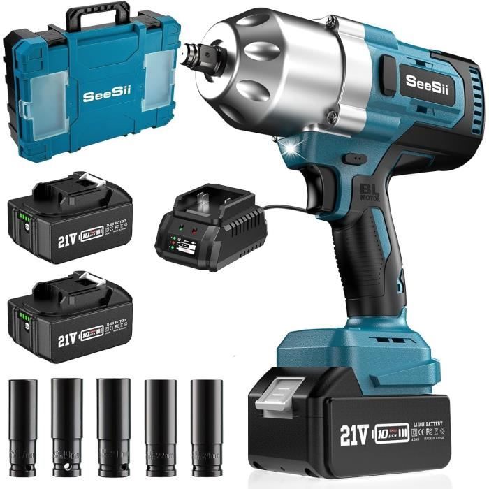 Boulonneuse A Choc Dewalt Clé à Chocs Sans Fil 650Nm - Puissante & Compatible Dewalt 18V/20V Visseuse à Choc 18v Dewalt