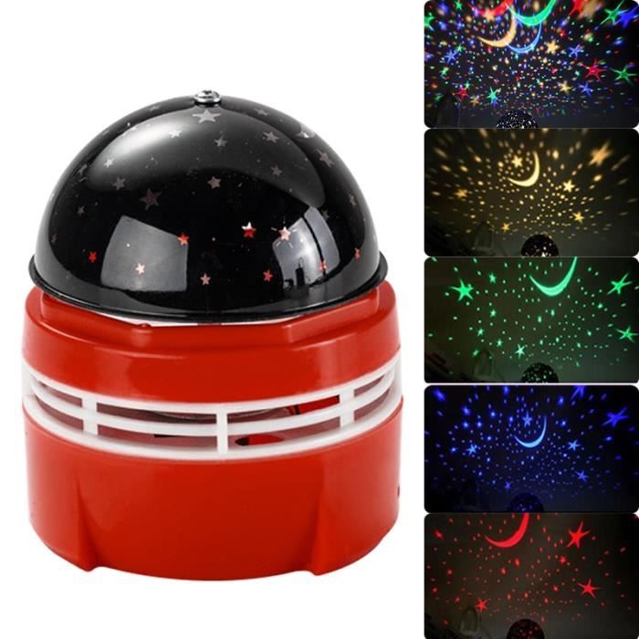 Projecteur LED Rotatif 360° étoiles Et Planètes - Lampe D'ambiance Pour Chambre, Fête, Plafond, Alimentation USB - 8