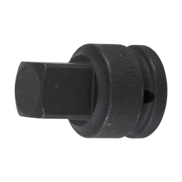 Adaptateur pour douille clé à choc impact de 1/2" femelle int à 3/4" mâle ext. 