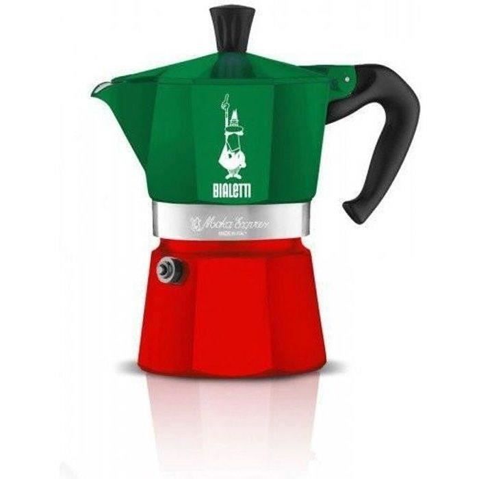 BIALETTI Moka Express 3 Tasses Italia 0005322